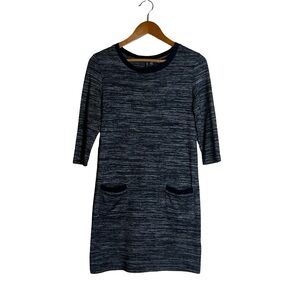 La Classe Couture dark gray knit dress. Size small